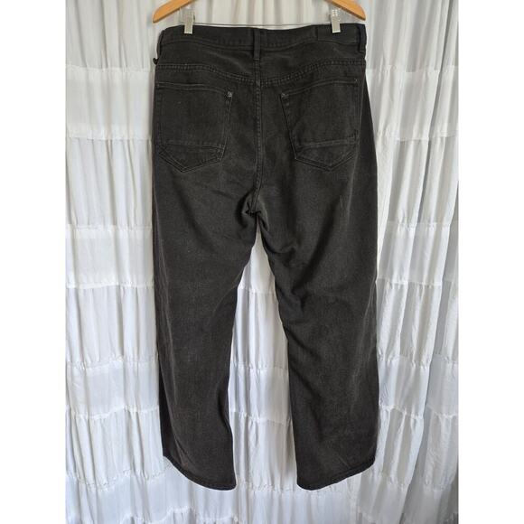 Sean John Mens Y2k 38x32 Black Original Garvey Dark Wash Denim Jeans Loose Baggy - Picture 4 of 11